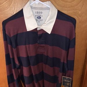 New IZOD men’s rugby long sleeve